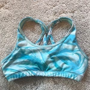 Girls sports bra